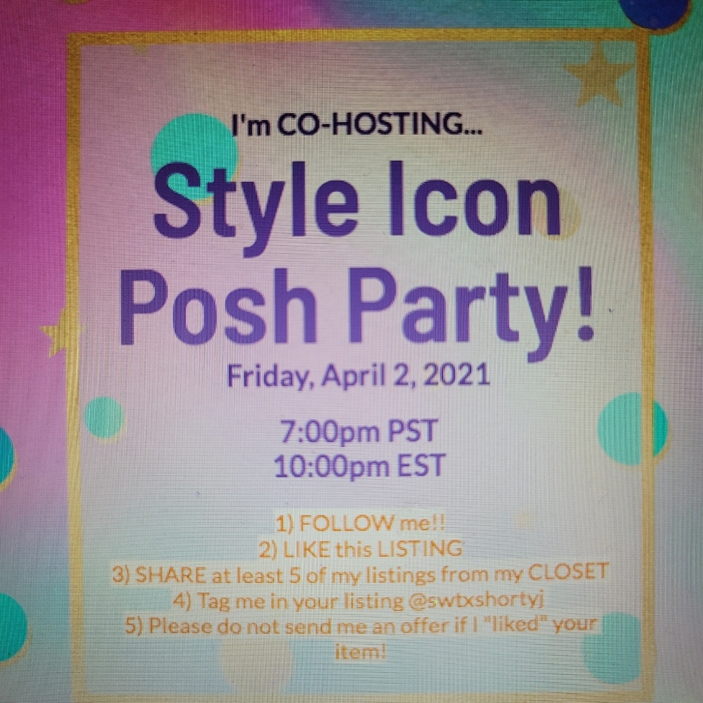 🎉4/2 CO-HOSTING "STYLE ICON POSH PARTY" 4/2 🎉